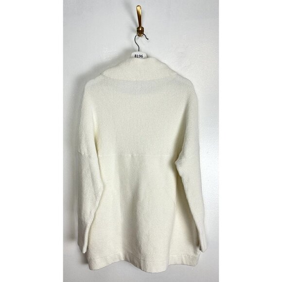 FREE PEOPLE Ottoman Slouchy Tunic Sweater Dress in Ivory Size Large - Picture 10 of 16